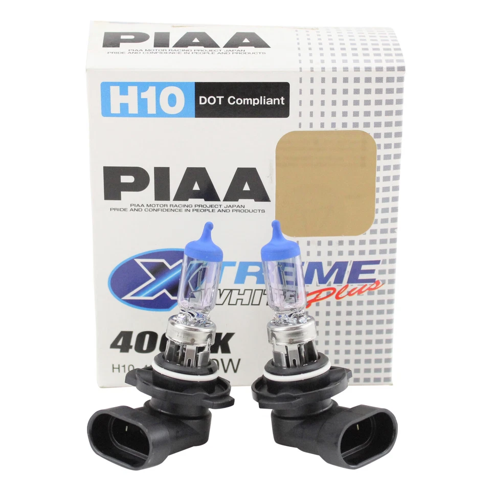 PIAA 15210 Pack de 2 Bombillas Halógenas H10 Xtreme Blanco Plus Alto Rendimiento Foto 1 de 4