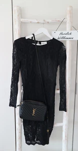 ★ GANNI ★ Kleid M (kleiner) eher 36 / 38 schwarz Spitze NP239.-€ - Bild 1 von 6