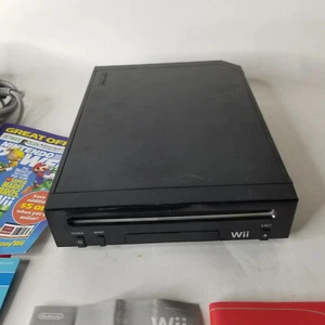 Nintendo Wii Holiday Bundle Black Console - Picture 1 of 15