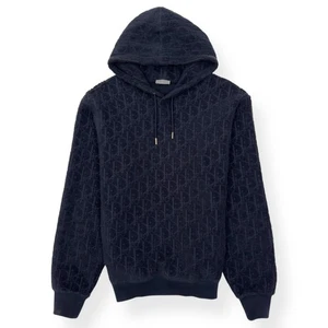DIOR OBLIQUE RELAXED-FIT HOODIE NAVY L UVP1600€ - Bild 1 von 5