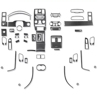 Kits de calcomanías de fibra de carbono para Chrysler 300 300C 2005-07 de 72 piezas interiores completos Foto 1 de 4