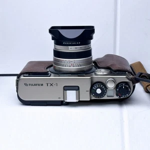 45mm Black Aluminum Lens Hood with Cover For Hasselblad Xpan Fujifilm TX-1 - Picture 1 of 10