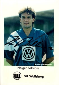 Original Autogramm Holger Ballwanz VfL Wolfsburg /// Autograph signiert s 354193 - Picture 1 of 2