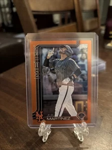 2025 Topps Series 2 J.D. Martinez Orannge Foil 11/25 BJGE - Picture 1 of 2