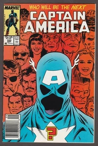 Captain AMERICA #333 (1987) 1st John Walker as CAP / News Stand Edition (9.2) - Bild 1 von 2
