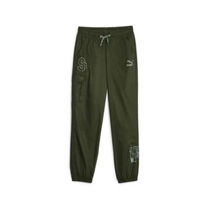 PUMA Sponge X Twill Pants Youth Boys Size M Casual Athletic Bottoms 62222031 - Picture 1 of 2