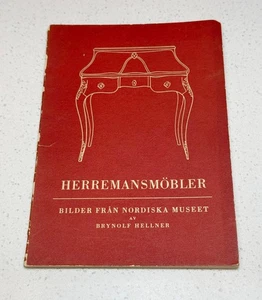 1948 Herremansmöbler Nordiska Museet Vintage Swedish Furniture Booklet - Picture 1 of 6