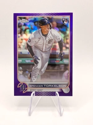 2022 Topps Chrome Purple Refractor #USC100 Spencer Torkelson RC - Image 1 of 2