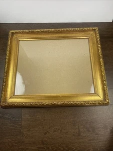 Cornice barocca vintage ornata oro filigrana legno dorato regge 11x14 - Foto 1 di 7