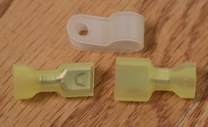 2000pcs Male Female Quick Connect Wire Size 10-12AWG for .250x.032 Tab TE AMP - Picture 1 of 9