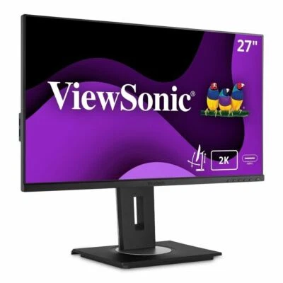 Viewsonic VG2756A-2K 27" 1440p Docking Monitor HDI- DP RJ45 USB-C HUB VESA Speak - Image 1 of 4