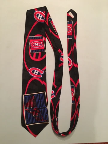 Montreal Canadiens VINTAGE Neck Tie 1990's Cover