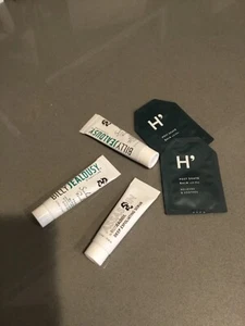 HERREN GESICHTSPFLEGE 5 STÜCK: BILLY EIFERSUCHT GESICHTSPEELING, HARRY’S BALM - Bild 1 von 2