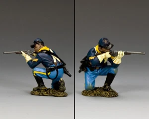 KING & COUNTRY THE REAL WEST TRW119 SOLDADO BÚFALO CORPORAL ARRODILLADO DISPARO SIN USAR EN CAJA - Imagen 1 de 1