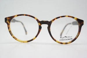 Vintage Brille CHEVIGNON WYOMING Braun Silber Oval Brillengestell eyeglasses - Bild 1 von 6