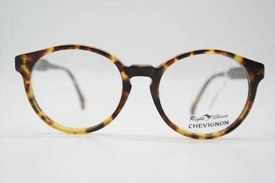 Vintage Brille CHEVIGNON WYOMING Braun Silber Oval Brillengestell eyeglasses - Bild 1 von 4