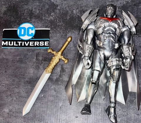 DC McFarlane Multiverse Gold Label Silver Armor Azrael Batman 7" Figure Cover