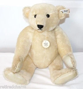 ❤PATA DE CUERO STEIFF ~Margaret Strong White Bear~ Edición Coleccionista 1985 16" 0158/41❤ - Imagen 1 de 8