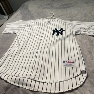 Russel Athletic Authentic Collection New York Yankees White Jersey Size 52 27x36 - Picture 1 of 11