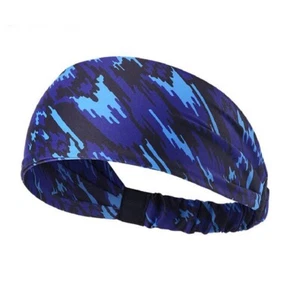 Summer Breathable Headband Running Sports Gym Yoga Sweatband Wrap for Men Women - Picture 1 of 7