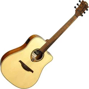 LAG Tramontane 88 T88DCE-NAT Dreadnought Cutaway Pickup Gitarre Fichte Natural - Bild 1 von 9