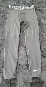 Nike Pro Dri-Fit Training Tights Grey BV3516-091 Boy's size M - Picture 1 of 3