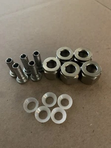 1/4"" Stamm und 3/8"" FFL Mutter Kit mit Nylonscheiben für McCann's Carbonators 5er-Pack - Bild 1 von 1