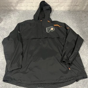 Philadelphia Flyers Jacket Men's Black Authentic Pro Full Zip Lined NHL 2XL - Picture 1 of 9