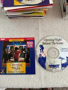Opening Night Behind The Scenes By Creativity Mecc Cd Rom - Picture 1 of 1