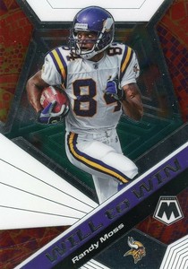 2020 Panini Mosaic - Will to Win #WW20 - Randy Moss - Minnesota Vikings