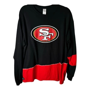 T-shirt girocollo manica lunga Gilman San Francisco 49ERS Refried taglia XL - Foto 1 di 7
