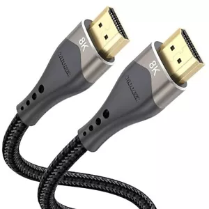Cavo HDMI Corto 8K 2 Piedi, Cavo HDMI 2.1 2FT Cavo HDMI a HDMI ad Alta Velocità 4... - Foto 1 di 2