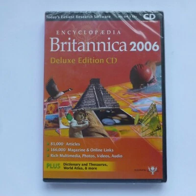 Encyclopedia Britannica 2006 PC CD-ROM Windows 98 / 2000 / XP - Image 1 of 3