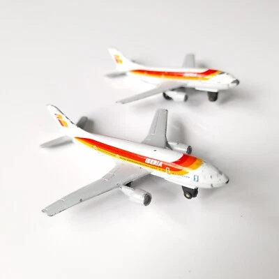 Matchbox Airbus A300 IBERIA Plane SB28 Diecast Skybusters Aircraft 1973 CONJUNTO DE 2 - Imagem 1 de 4