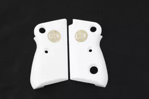 KSD Marke Beretta Mod 71 - 72 - 75 Jaguar kompatibel weiß Acryl Griffe - Bild 1 von 1