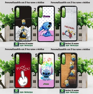 COVER  personalizzabile minions stitch Samsung Iphone huawei oppo Xiaomi realme - Immagine 1 di 4