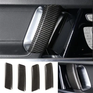 Carbon Fiber Inner Door Armrest Handle Trim For Benz G Class W464 G500 G63 2019+ - Picture 1 of 8
