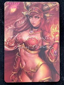 DUAL 391 Alexstrasza World of Warcraft Goddess Story Anime Waifu Card ACG NSFW - Picture 1 of 3