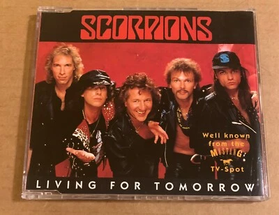 Import CD Single - Scorpions - Living For Tomorrow / Bad Boys Running Wild 1992 - Image 1 of 3