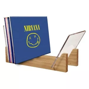 KAIU Vinyl Record LP Holder - CLEAR- Holds 50 LPs - FREE SHIPPING - Foto 1 di 8