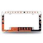 Chicago Bears chrome ALL OVER plaque d'immatriculation premium cadre housse camion voiture