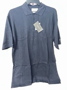 Vintage Tehama Clint 201075 Navy Short Sleeve Polo Shirt Size L - Picture 1 of 5