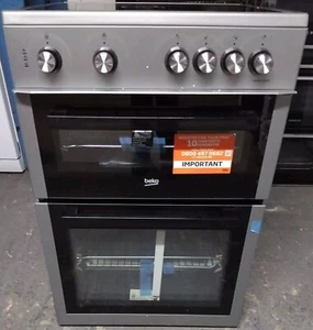 Beko XTC611 60cm Freestanding Electric Cooker - Silver - Picture 1 of 12