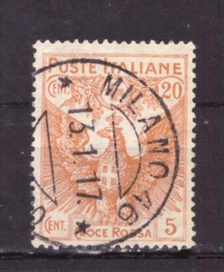 FRANCOBOLLI Italia Regno 1915-16 Pro Croce Rossa 20 + 5 c SAS105 - Picture 1 of 1