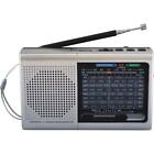 SuperSonic SC1080BTSIL 9 Band Bluetooth Radio