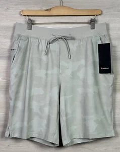 Lululemon T.H.E. Short 9" Linerless Size M Variegated Mesh Camo Raw Linen 50286 - Picture 1 of 5