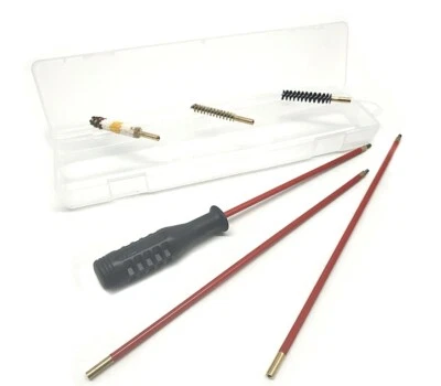 DELFIERO kit pulizia 4.5mm per carabina aria compressa piombini pellets airgun plinking