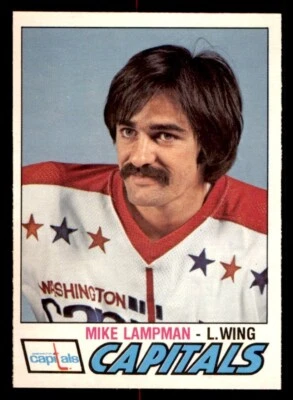 1977 OPC O-Pee-Chee Hockey #396 Mike Lampman NM/MT - Image 1 of 2
