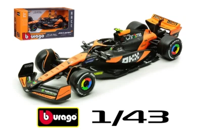 Modellino Mclaren  Lando Norris #4 MCL38  Scala 1/43 Burago - Immagine 1 di 2