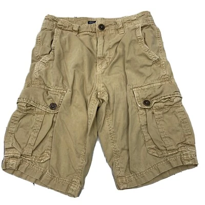 Pantalones Cortos Carga American Eagle Talla 28 Hombres Caqui Tostado Longitud Más Larga Outfitters  Foto 1 de 4